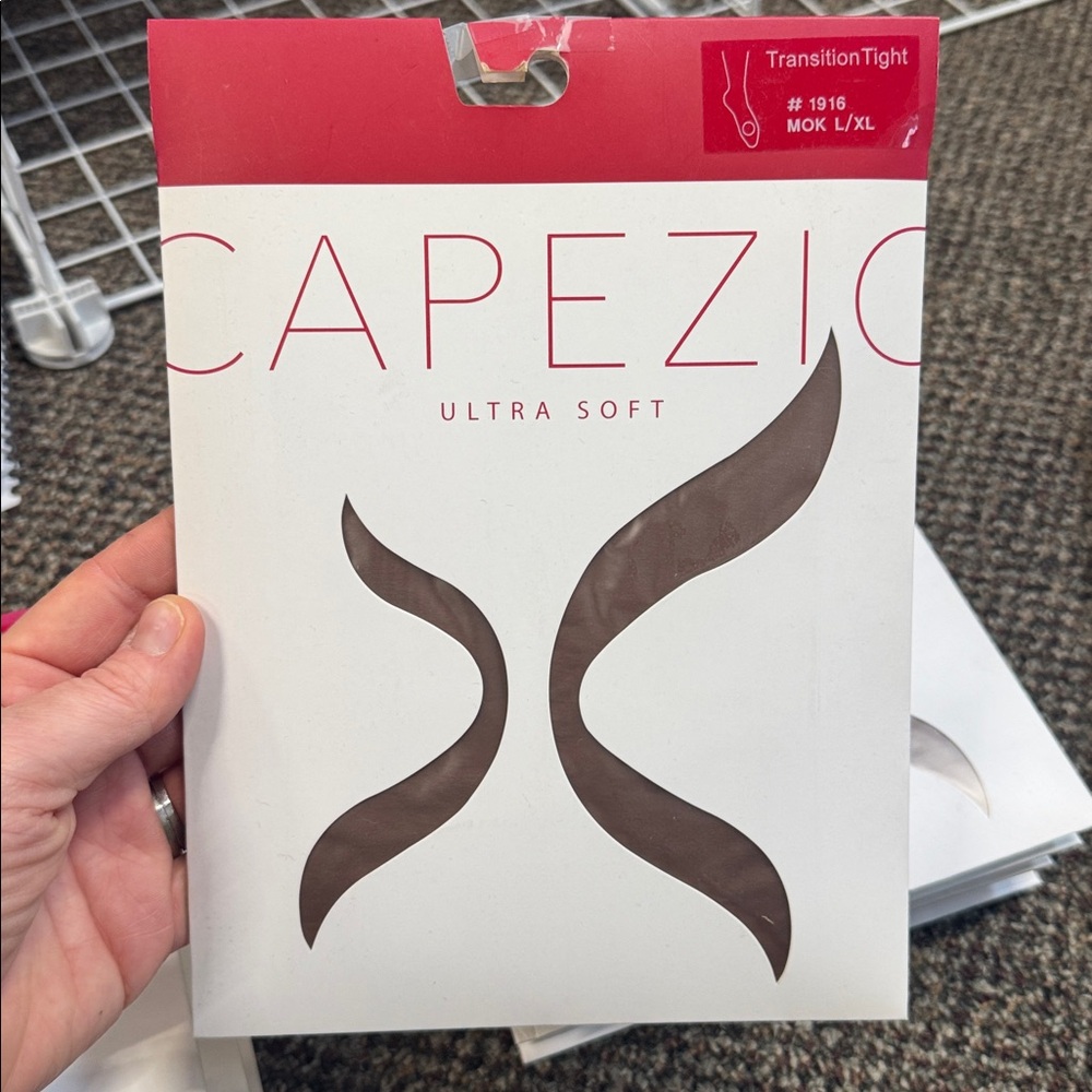 Capezio Ultra Soft Mocha Transition Tights in mocha (MOK) - Picture 2 of 10
